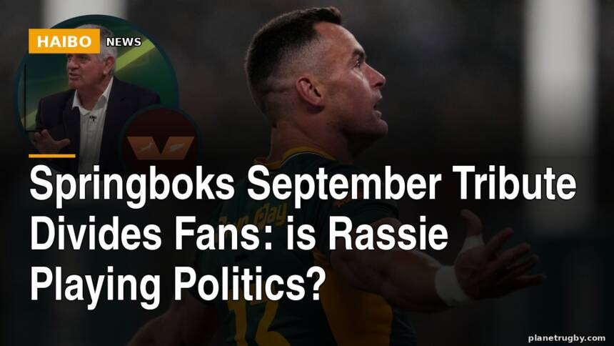 Springboks September Tribute Divides Fans: Is Rassie Playing Politics?
