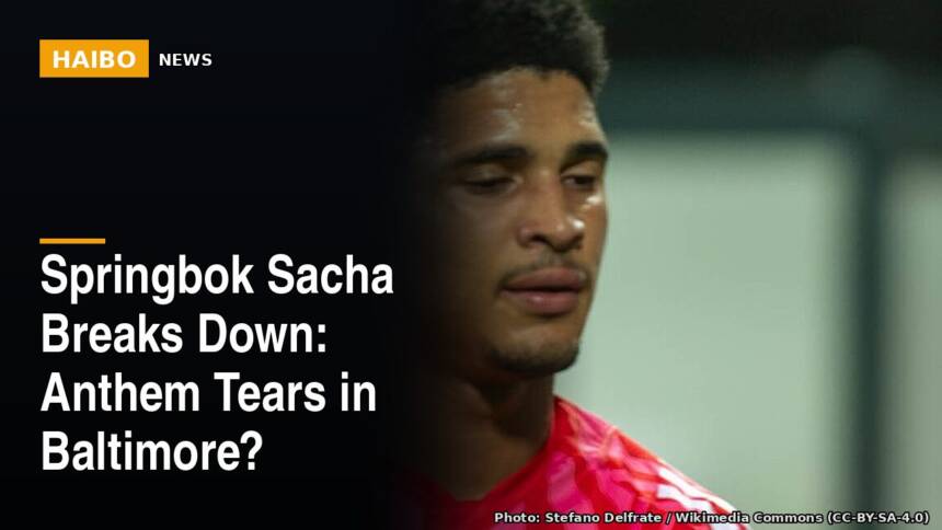 Springbok Sacha Breaks Down: Anthem Tears in Baltimore?