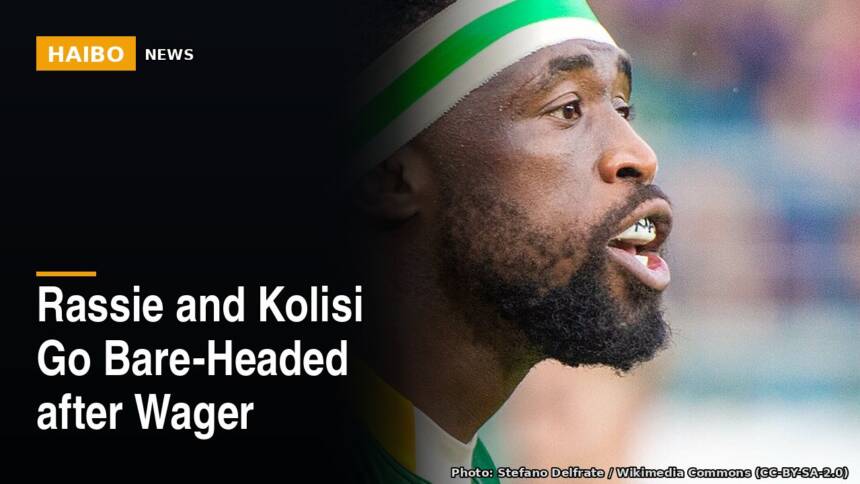 Rassie and Kolisi Go Bare-Headed After Wager