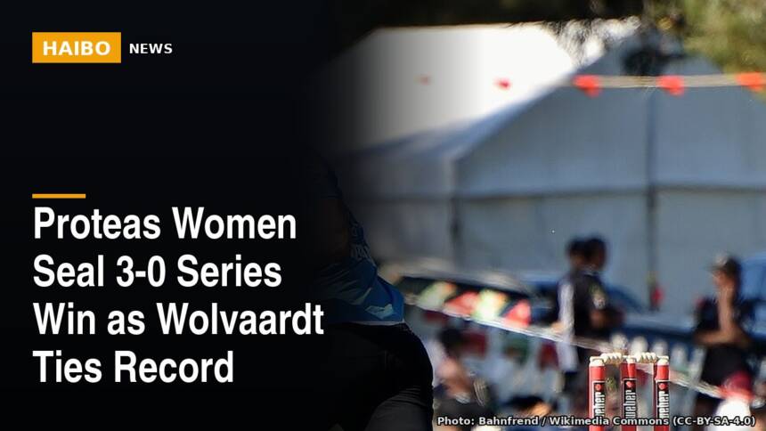 Proteas Women Seal 3-0 Series Win As Wolvaardt Ties Record