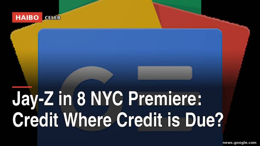 Jay-Z In 8 NYC Premiere: Credit Where Credit Is Due?