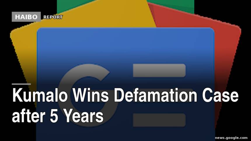 Kumalo Wins Defamation Case After 5 Years