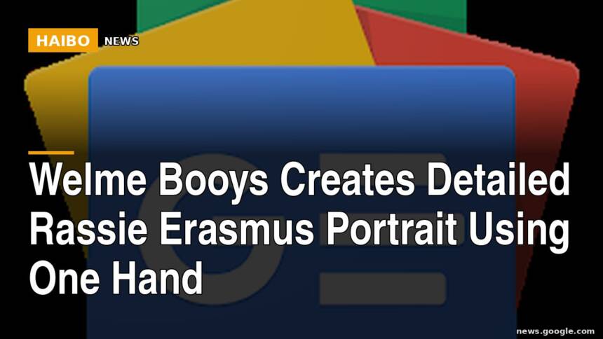 Welme Booys Creates Detailed Rassie Erasmus Portrait Using One Hand