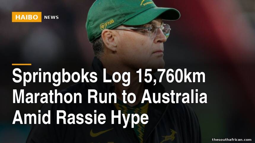Springboks Log 15,760km Marathon Run To Australia Amid Rassie Hype