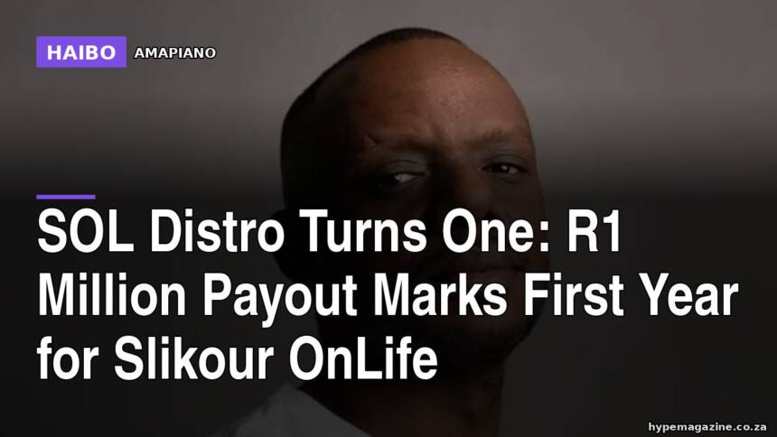 SOL Distro Turns One: R1 Million Payout Marks First Year For Slikour OnLife