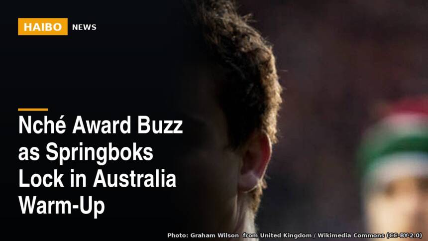 Nché Award Buzz As Springboks Lock In Australia Warm-Up