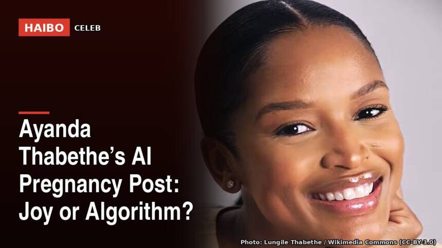 Ayanda Thabethe’s AI Pregnancy Post: Joy Or Algorithm?