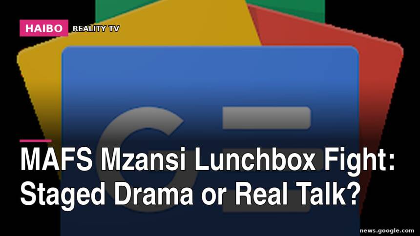 MAFS Mzansi Lunchbox Fight: Staged Drama Or Real Talk?