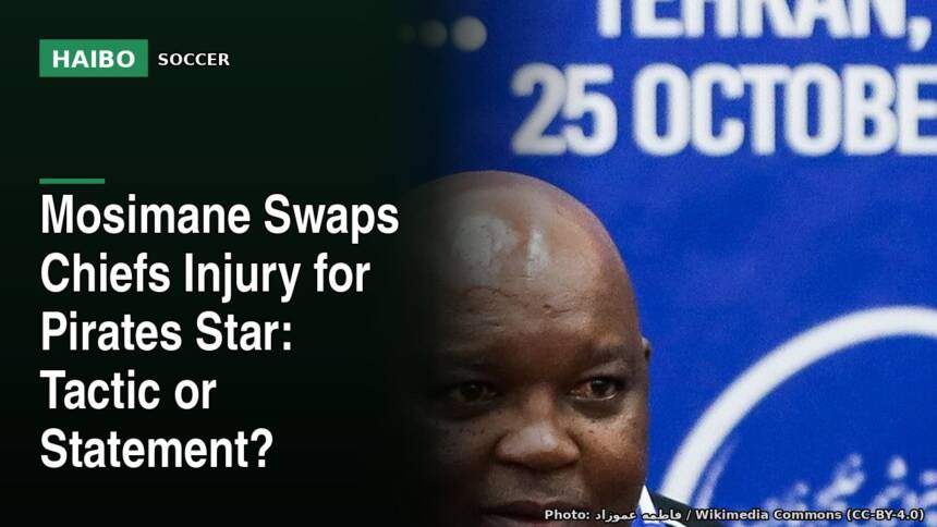 Mosimane Swaps Chiefs Injury for Pirates Star: Tactic Or Statement?
