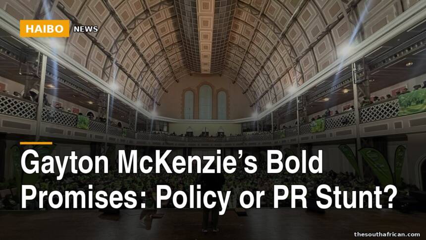 Gayton McKenzie’s Bold Promises: Policy Or PR Stunt?